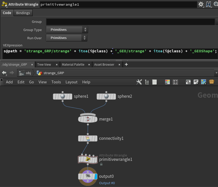 Pointcache setup
