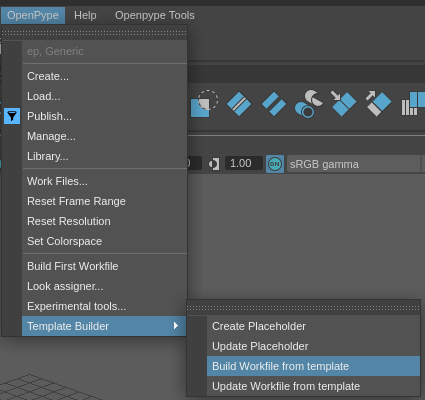 maya build template