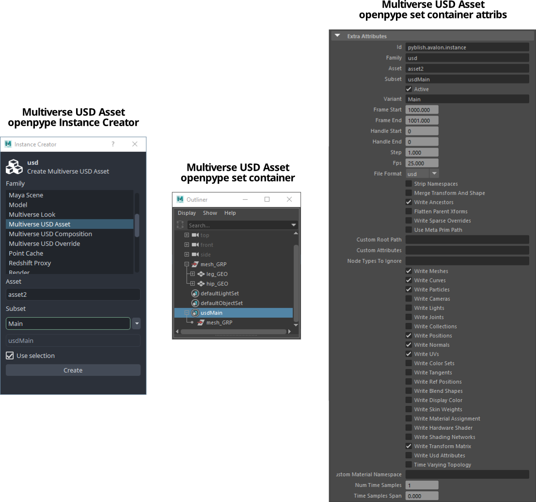 Maya - Multiverse Asset Creator