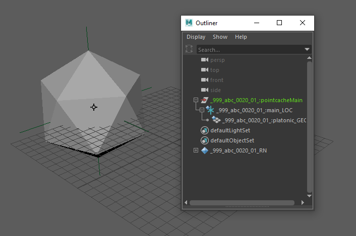 Maya - Point Cache Example