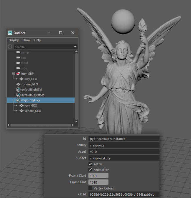 Maya - VRay Proxy Creation