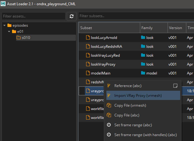 Maya - VRay Proxy Creation
