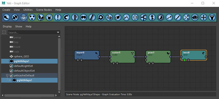 Maya - Yeti Basic Graph