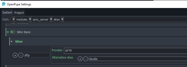 Configure module