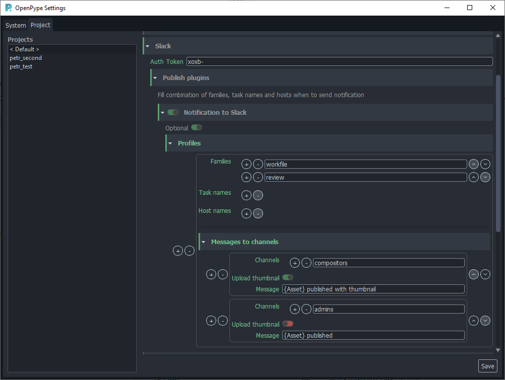 Configure module