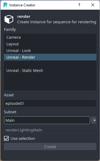Unreal OP Instance Creator