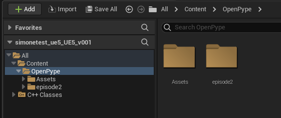 Unreal Layout Loading Result